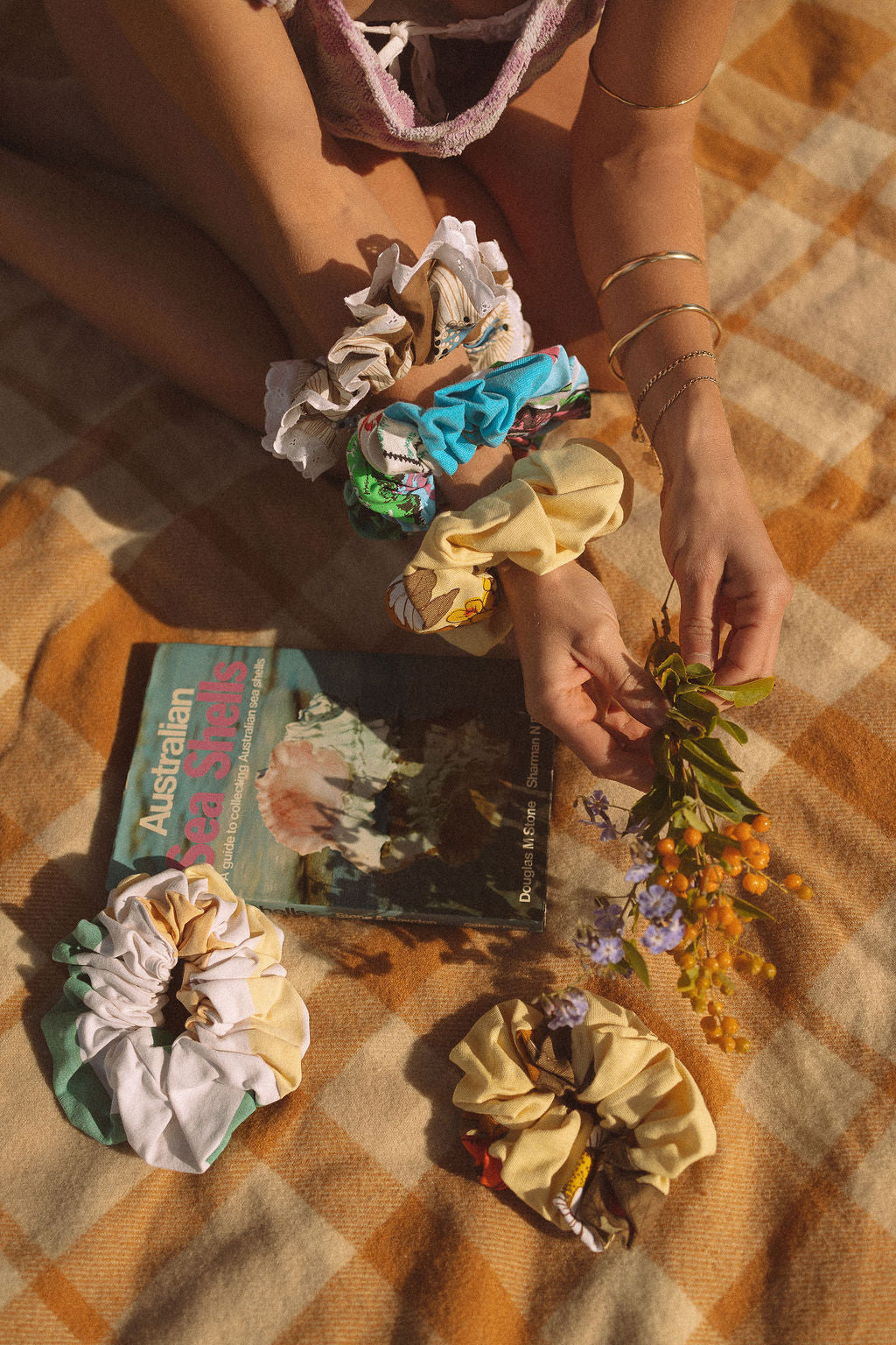SECOND SHINE SLOW FASHION Up-cycled Scrunchie Medium