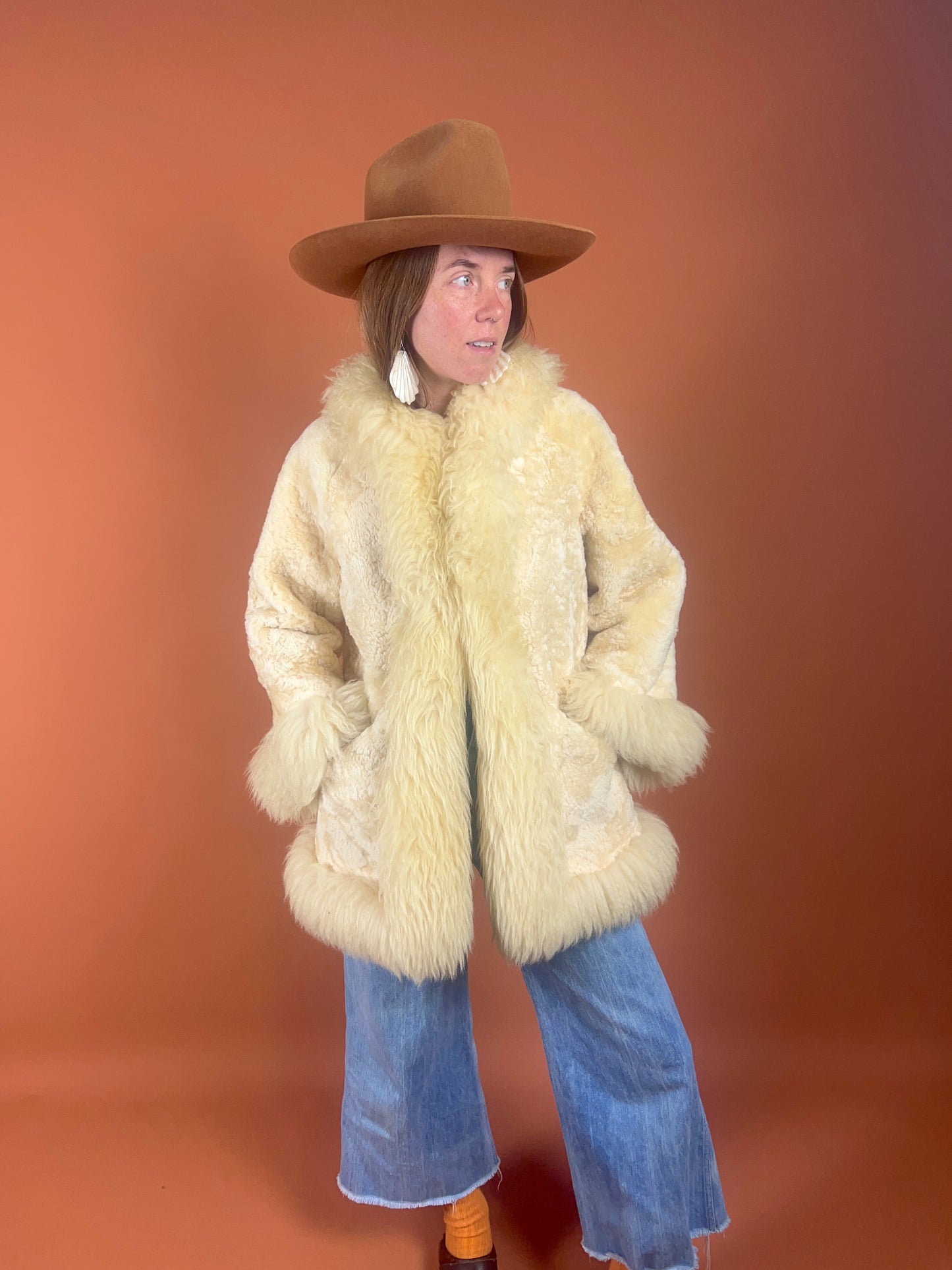 VTG 60's/70's Shearling New Zealand Made Jacket 12-14