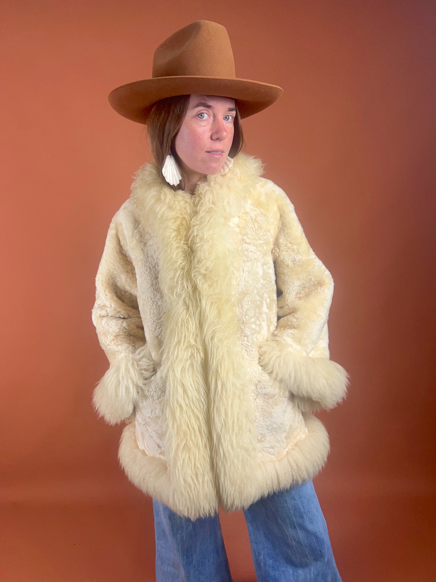 VTG 60's/70's Shearling New Zealand Made Jacket 12-14
