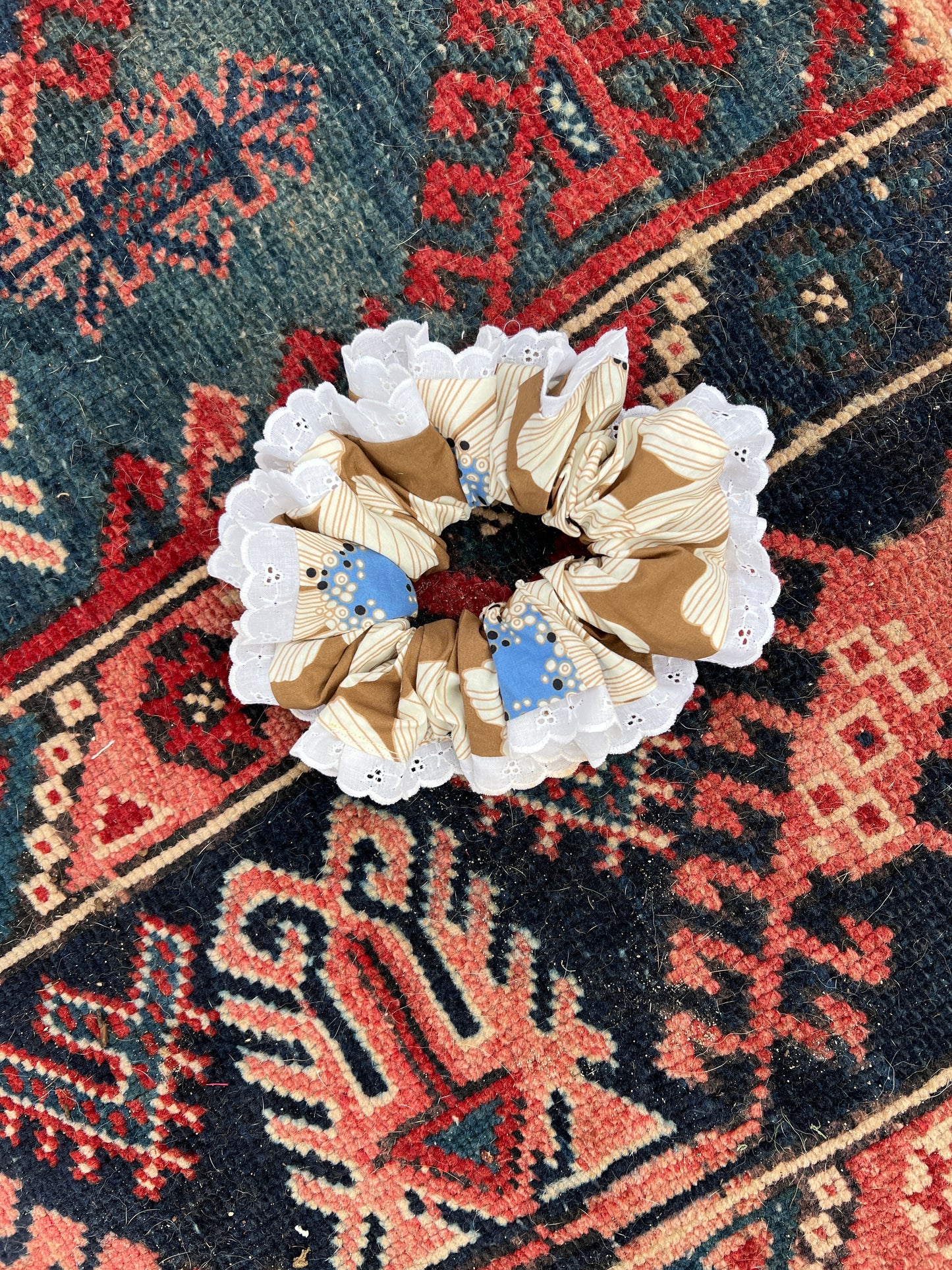 SECOND SHINE SLOW FASHION Up-cycled Hair Scrunchie Medium
