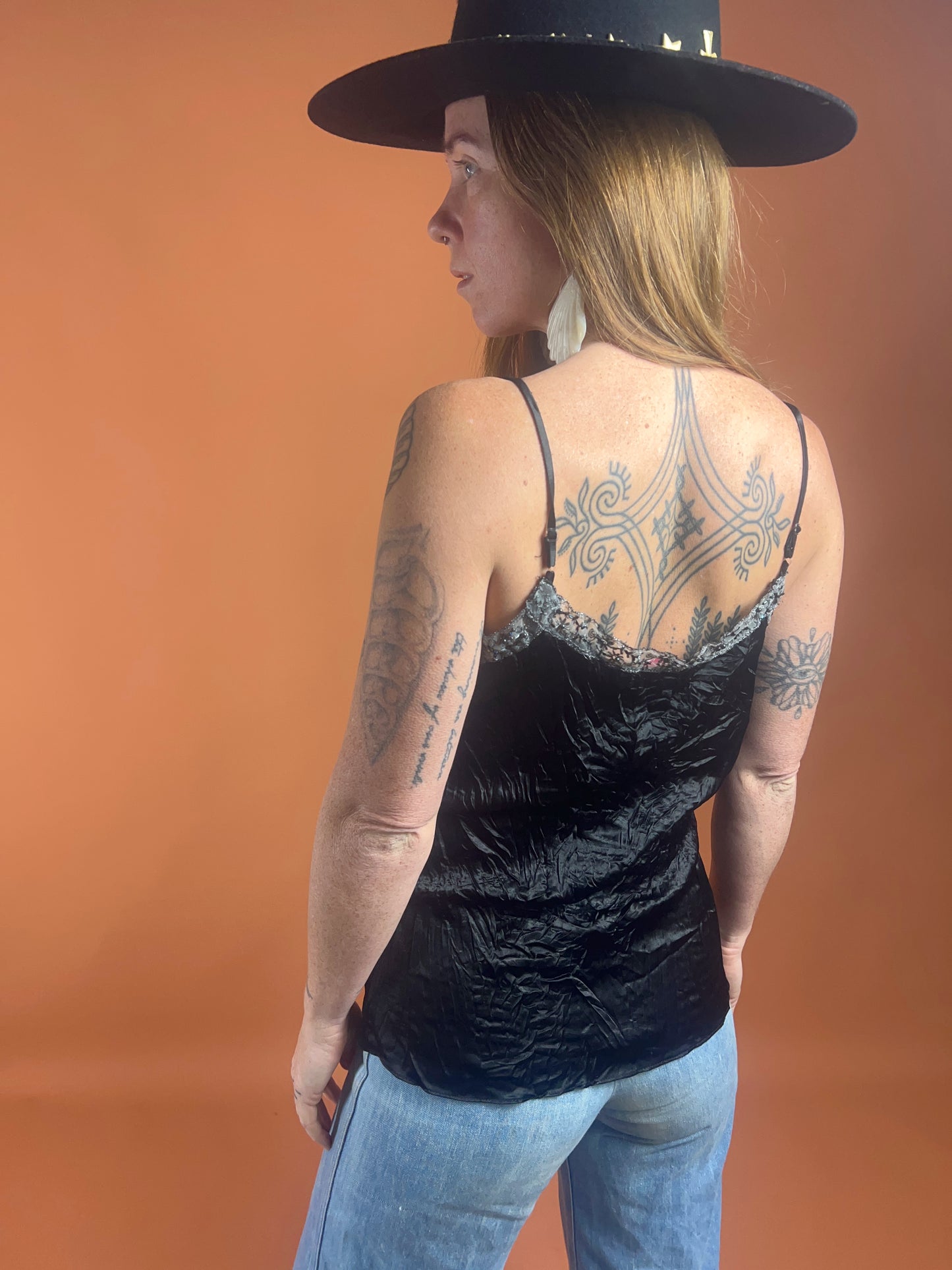 VTG 90's Silk Beaded Cami 12