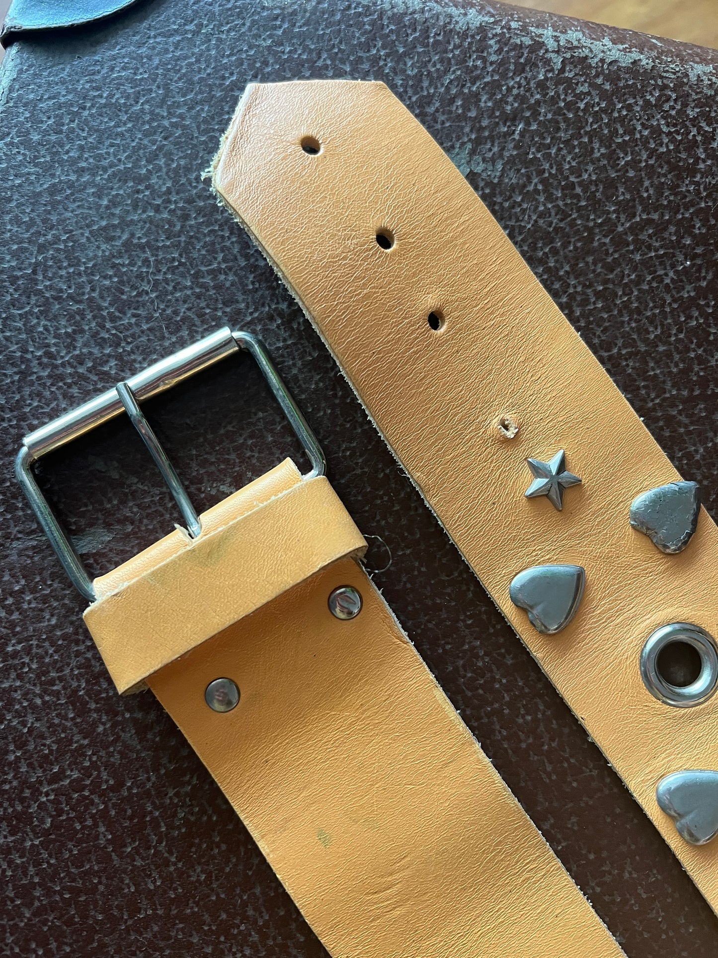 VTG 70's Spanish Leather Belt 8