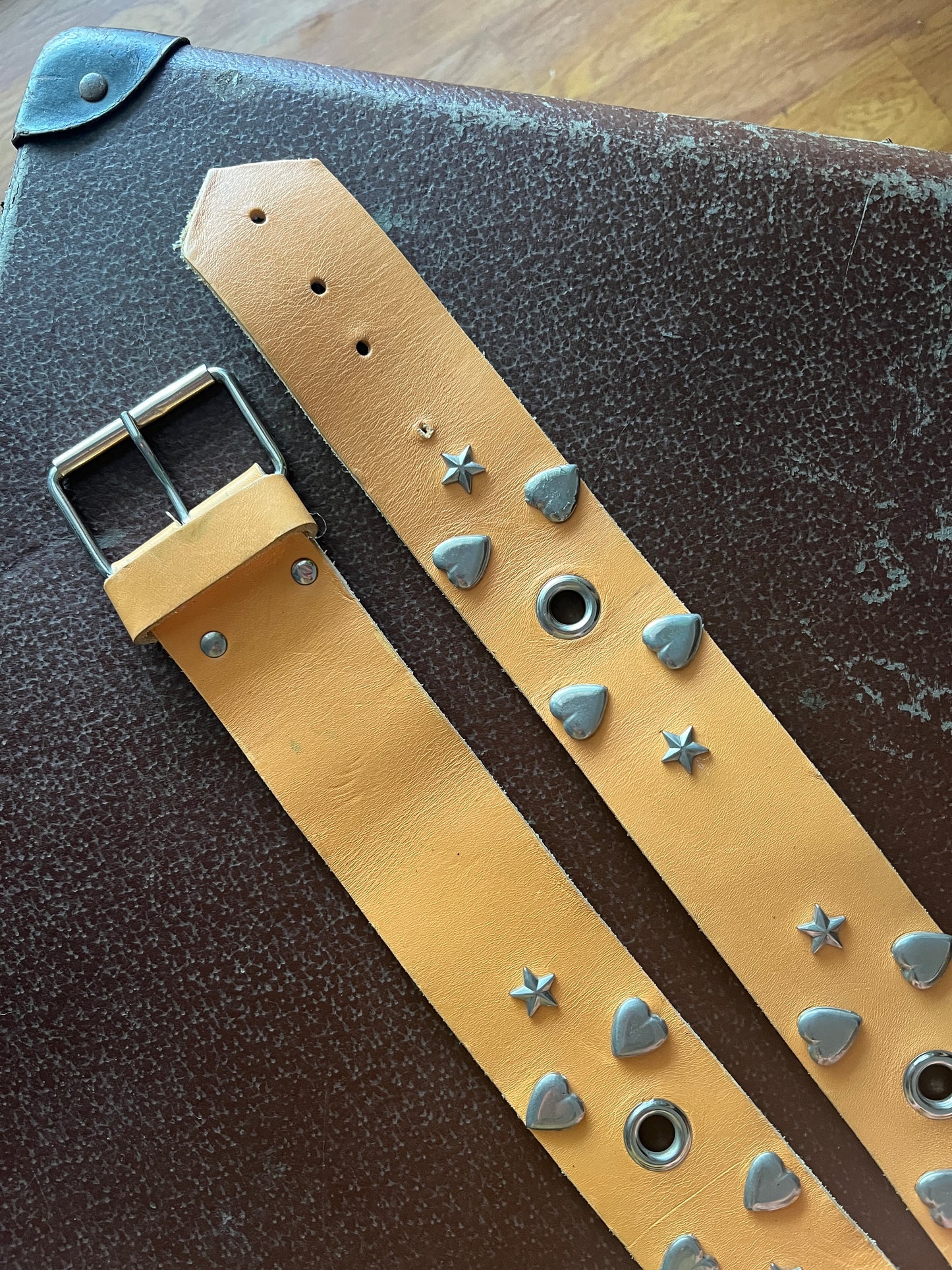 VTG 70's Spanish Leather Belt 8