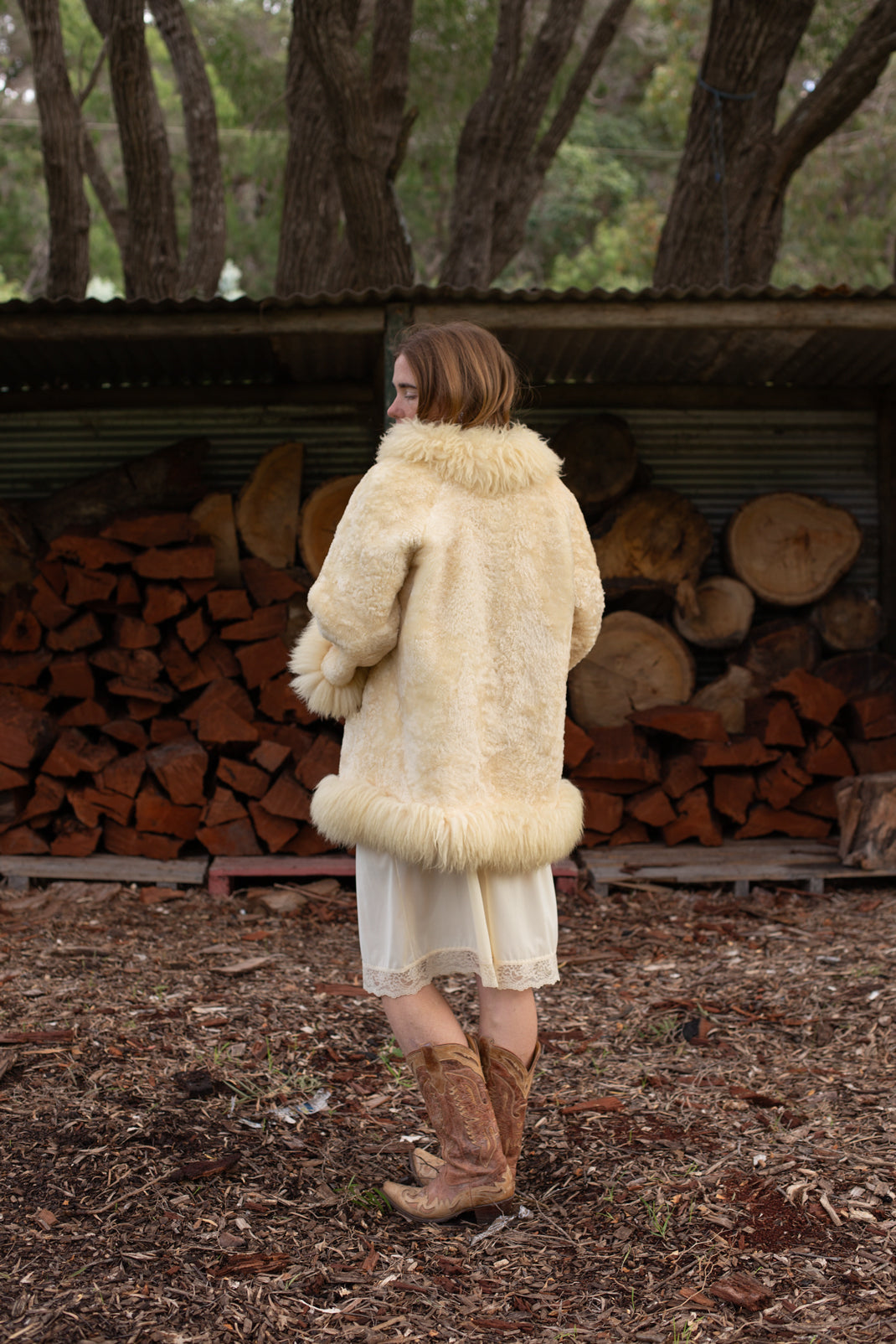 VTG 60's/70's Shearling New Zealand Made Jacket 12-14