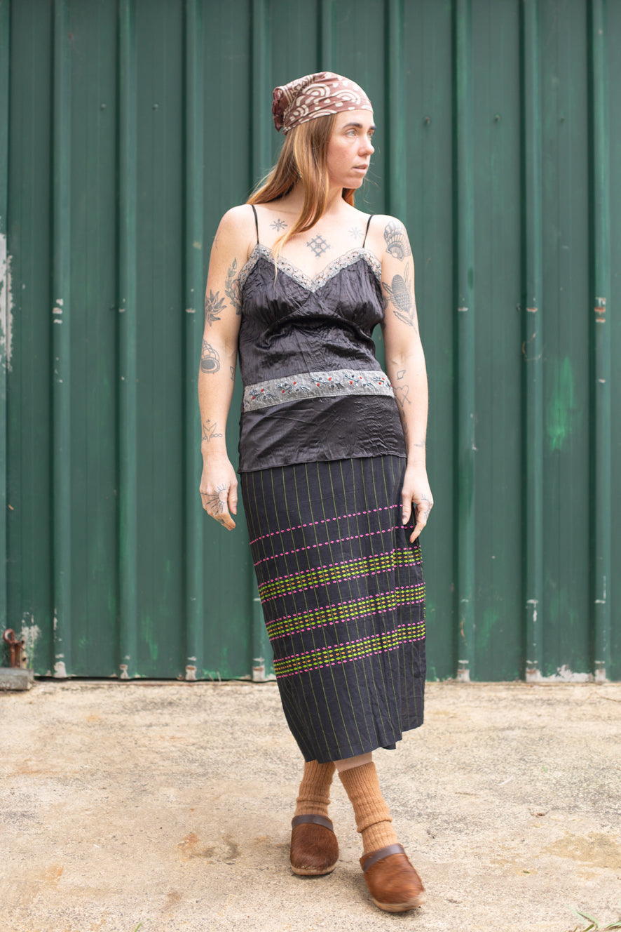 VTG 90's Silk Beaded Cami 12