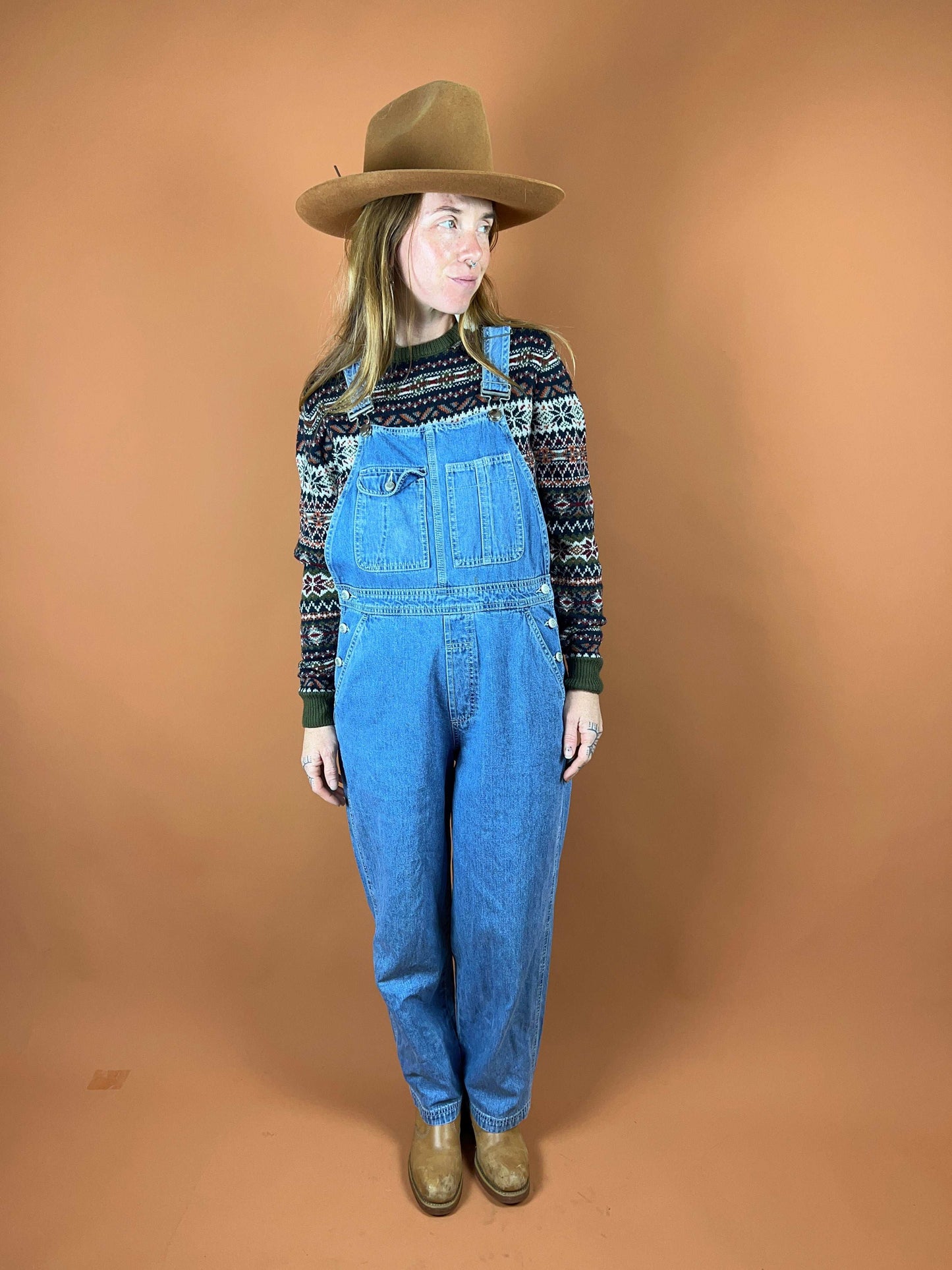 VTG 90's Denim Overalls 10