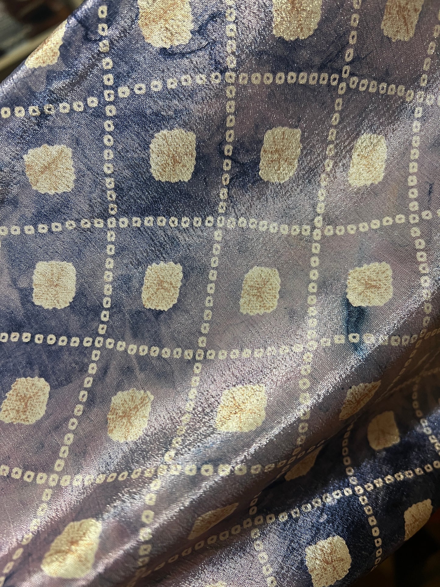 UPCYCLED Indian Silk Robe OS