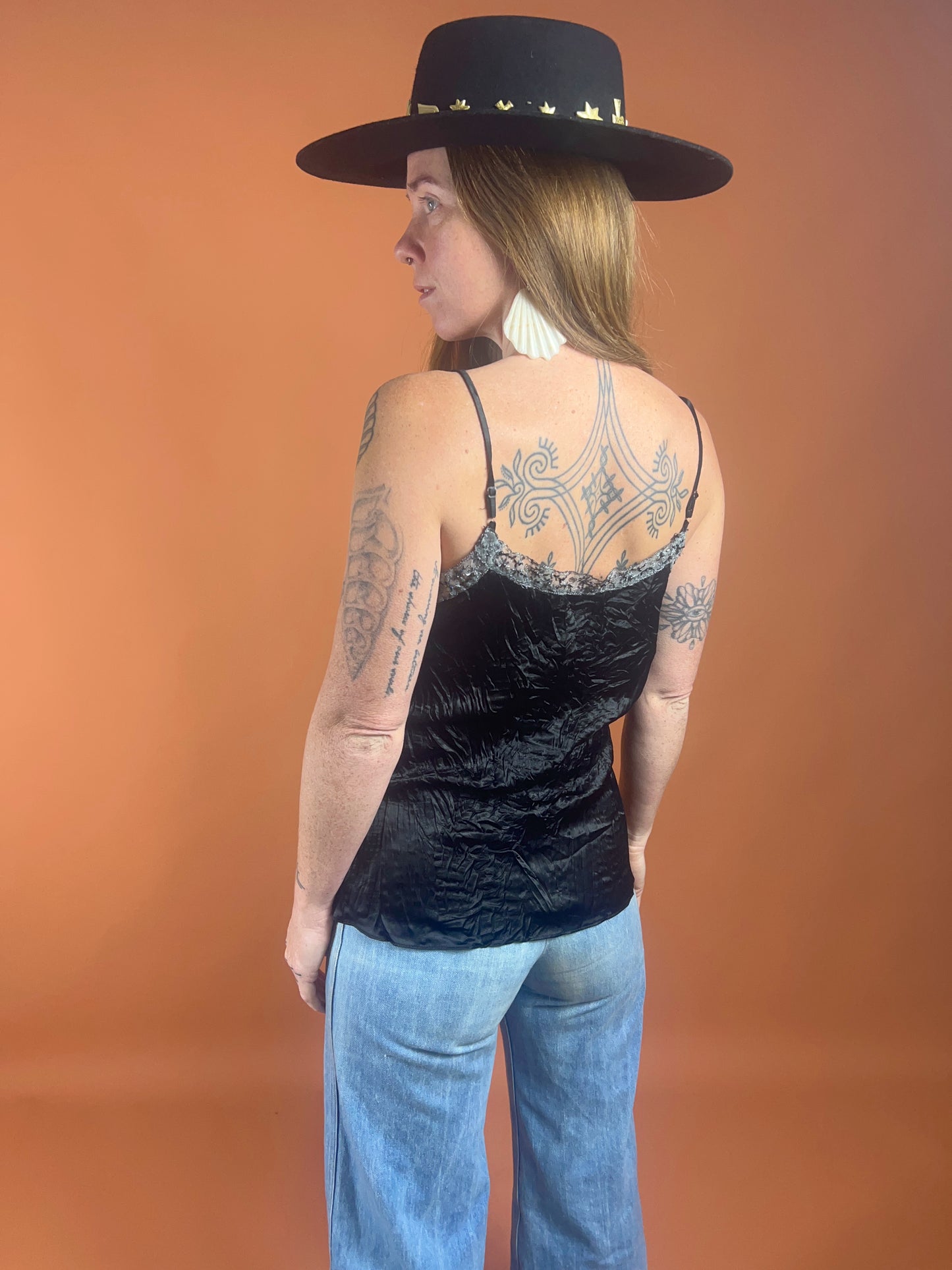 VTG 90's Silk Beaded Cami 12