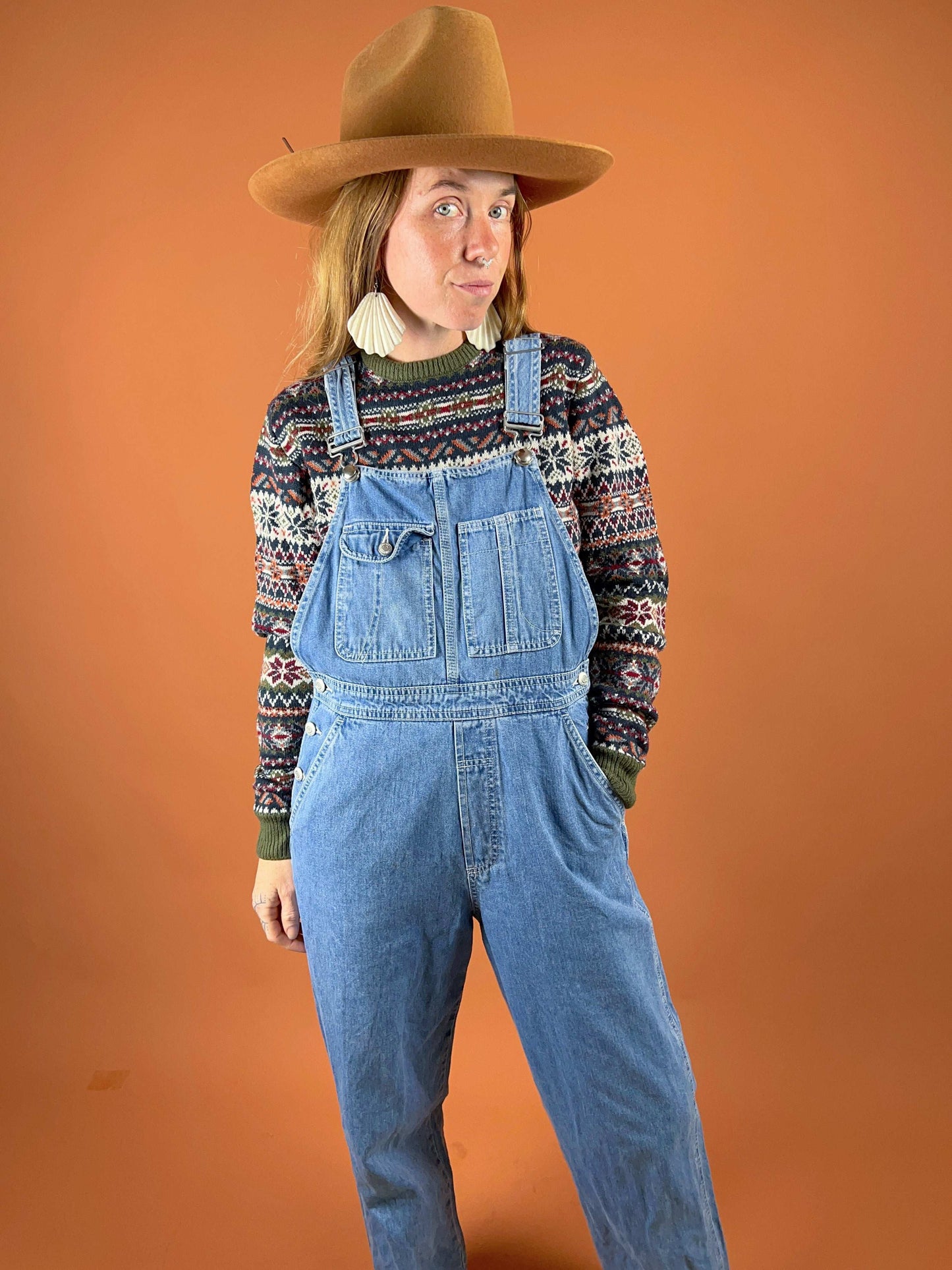 VTG 90's Denim Overalls 10