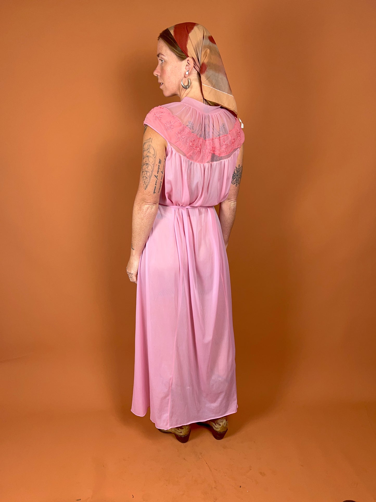 VTG 40's/50's Hand Made Night Dress 12-14