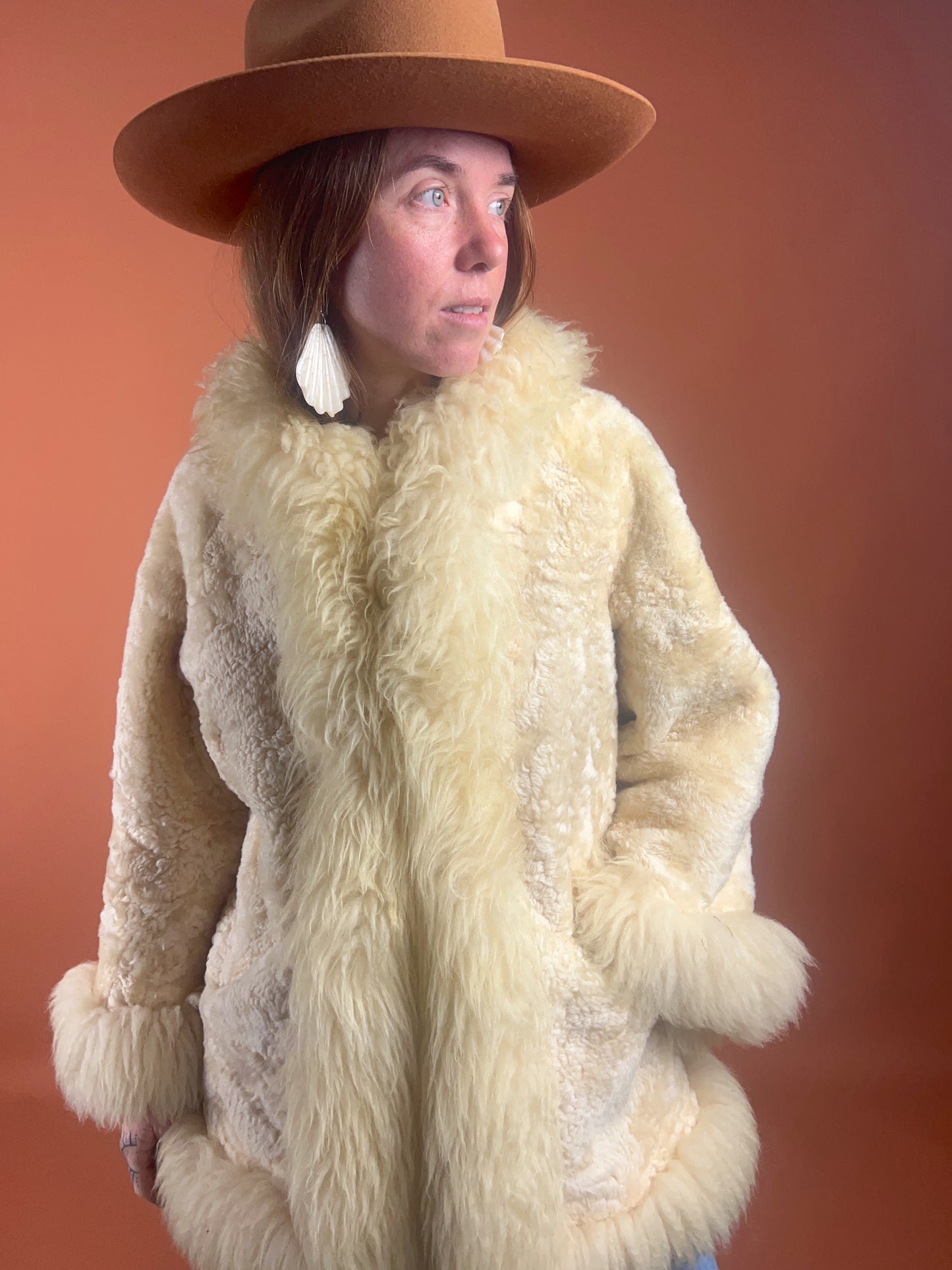 VTG 60's/70's Shearling New Zealand Made Jacket 12-14