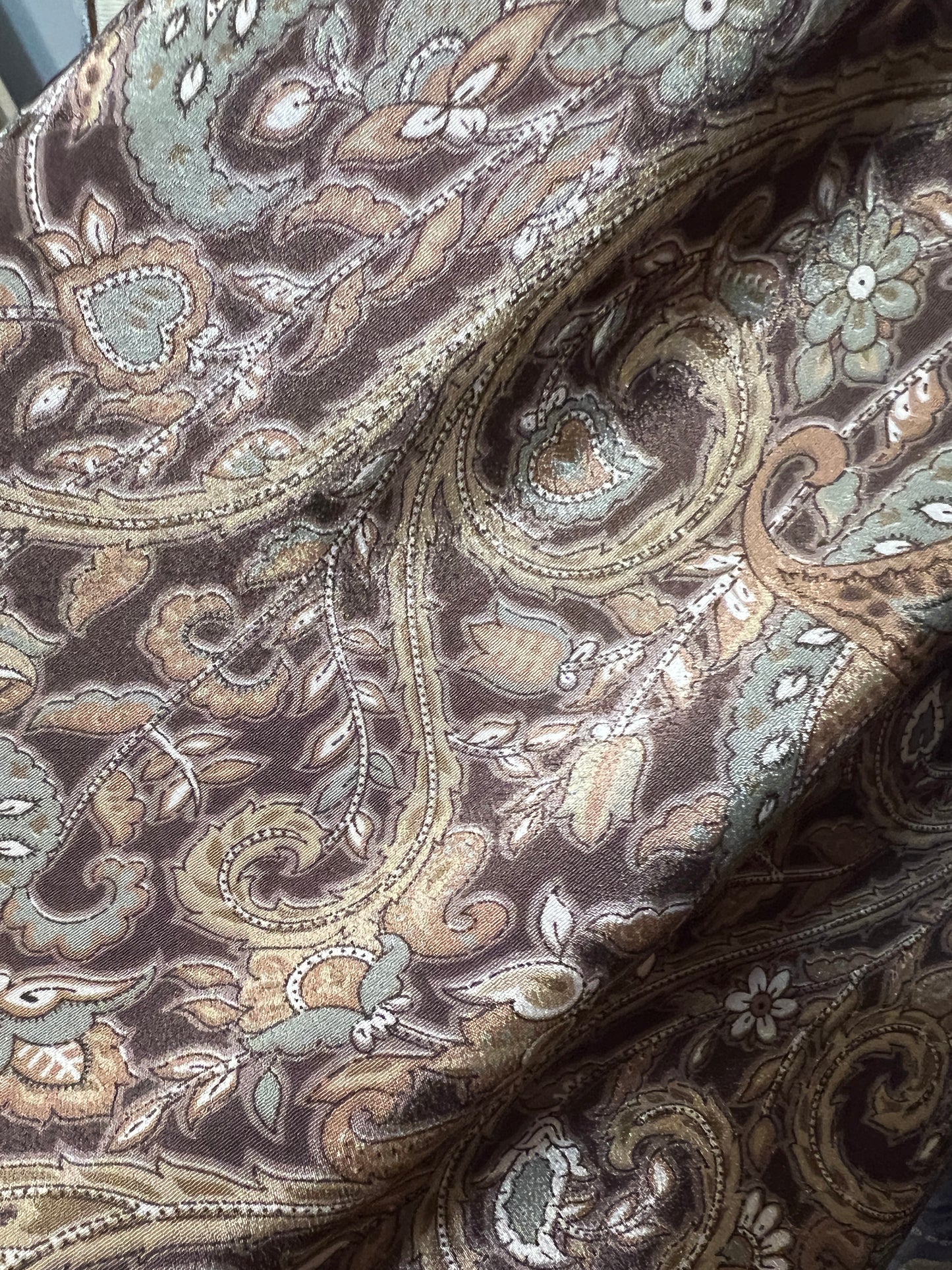 UPCYCLED Indian Silk Robe OS