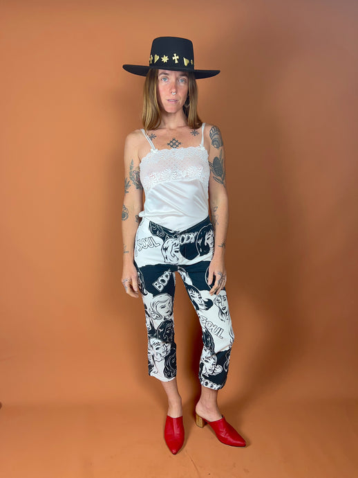 VTG 90's Body & Soul Capris 8-10