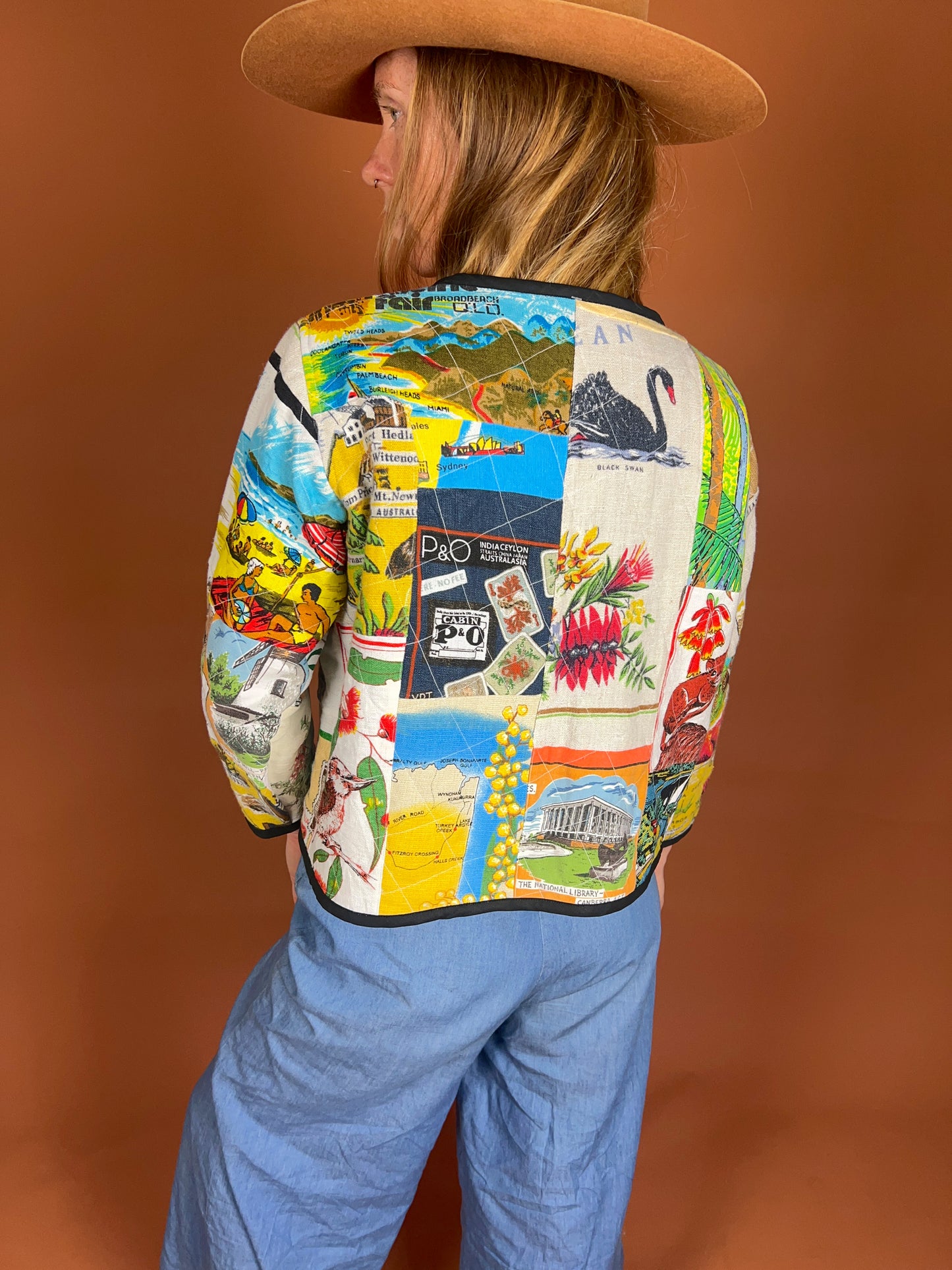SECOND SHINE SLOW FASHION Up-Cycled Tea towel Jacket 12