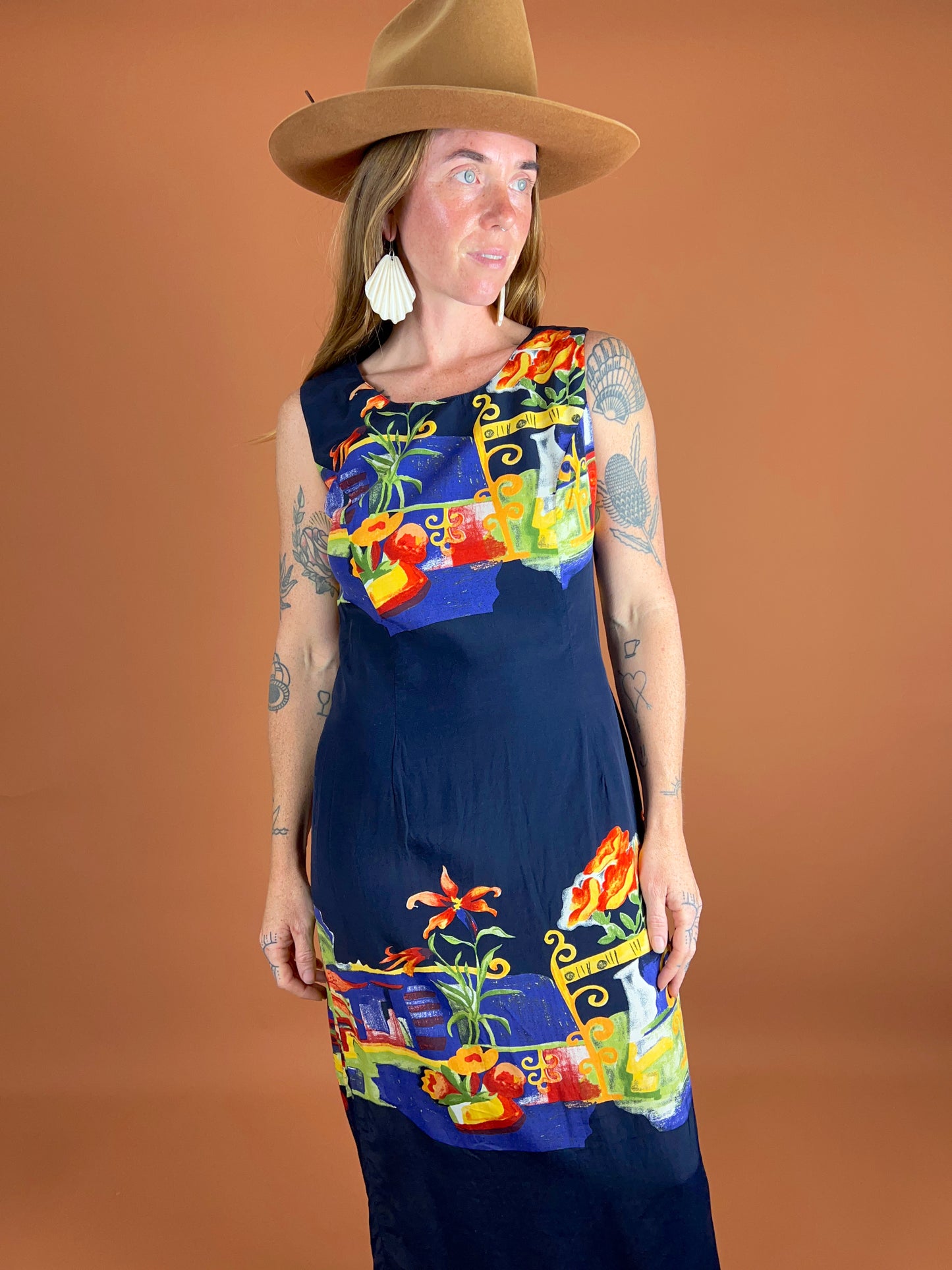 VINTAGE 90's Maxi Dress 10