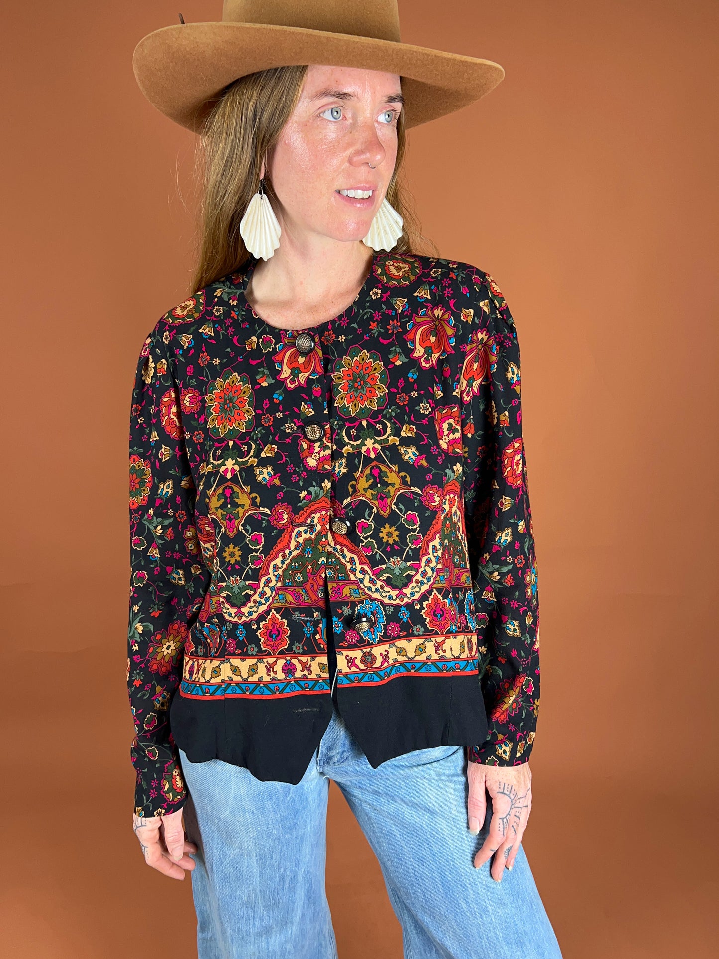 Vintage 70's Floral Shirt 12