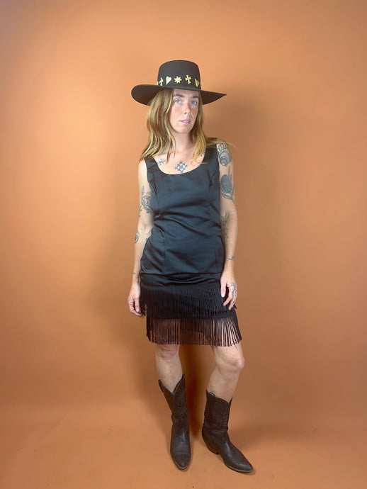 VTG 80's Tassel Mini Dress 6-8