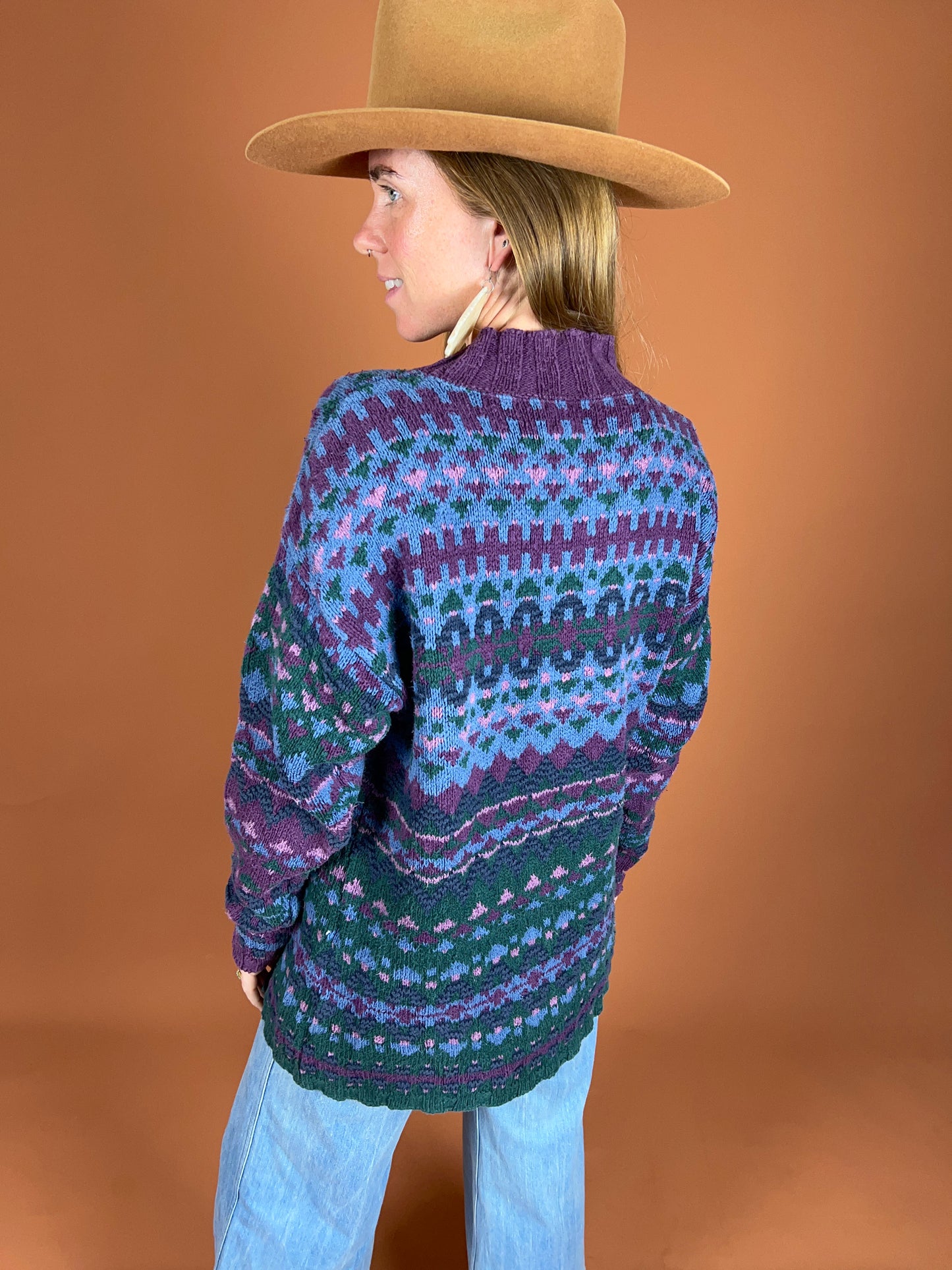 VINTAGE 70's Knit Jumper 12-14