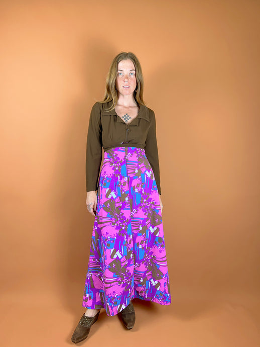 VTG 70's Empire Line Maxi 8
