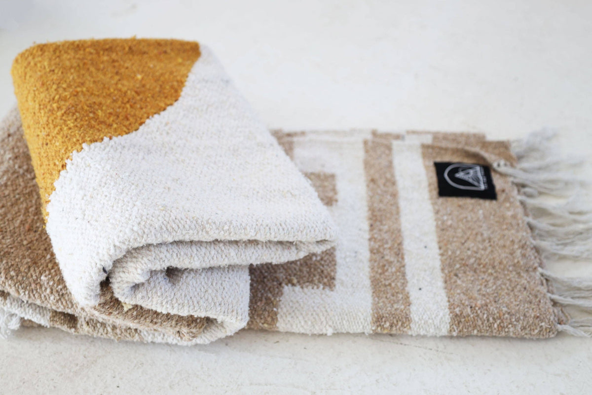 TRIBE & TRUE Oro Sol Handwoven Blanket