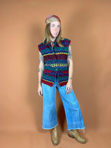 VTG 60's/70's Wool Knit Vest 8
