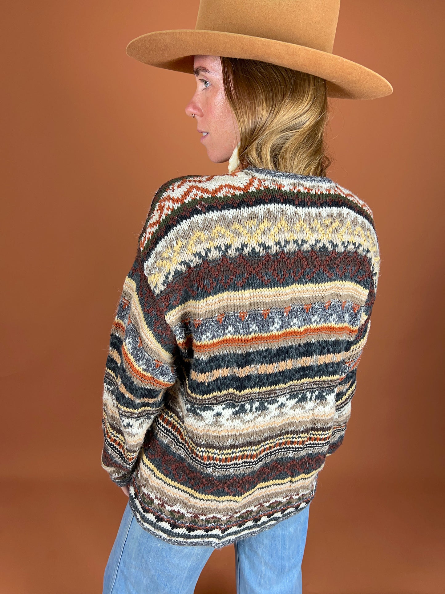 VINTAGE 80's Knit Cardigan 12