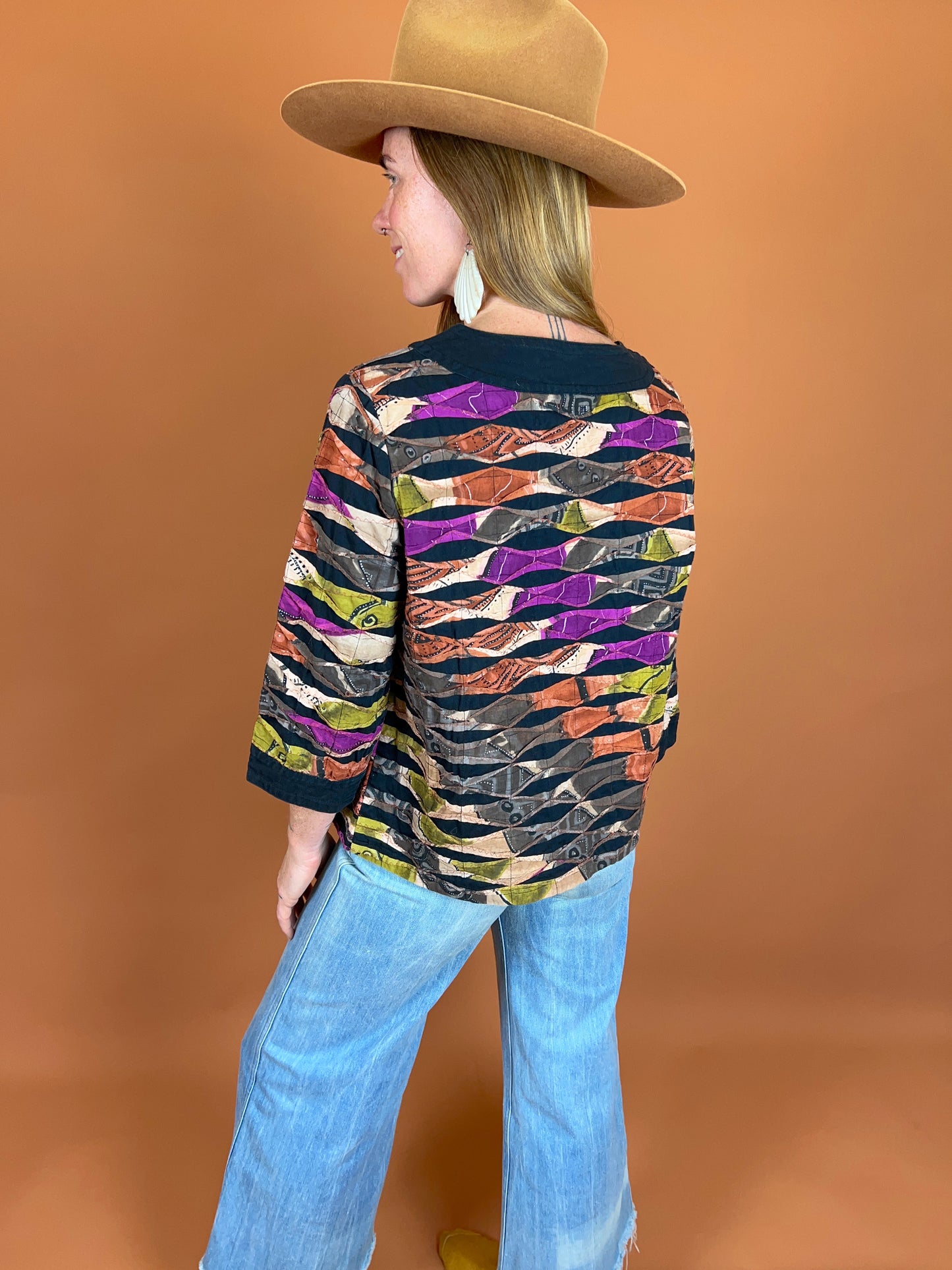 VINTAGE 70's/80's Quilted Jacket 10-12