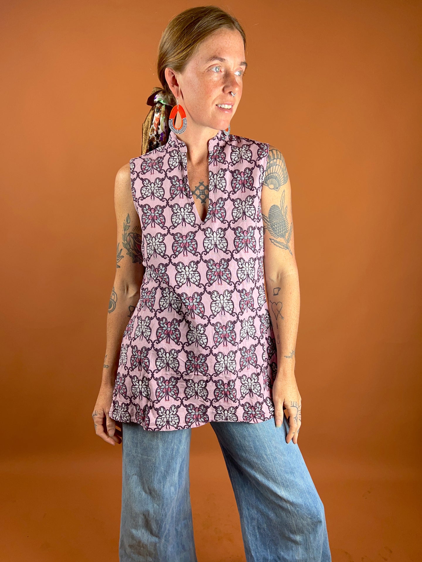 VTG 80’s/90's Butterfly Tunic 10