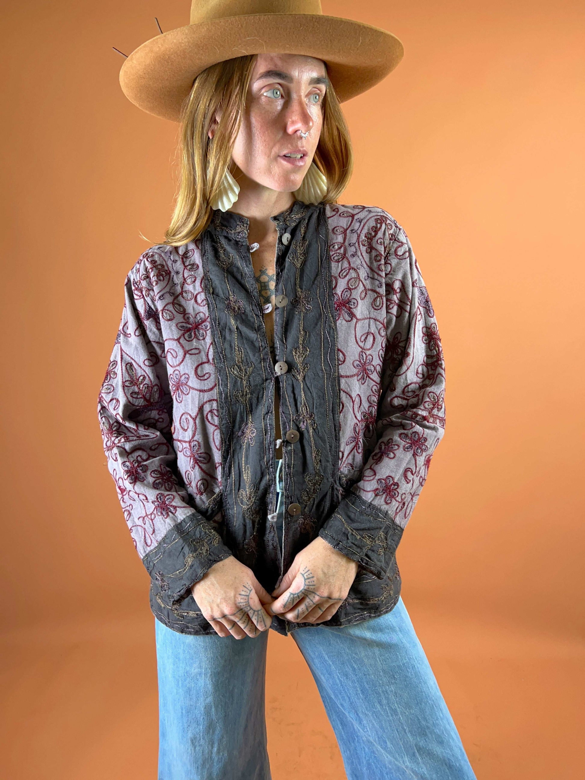 VTG 80's/90's Embroidered Cotton Jacket 12