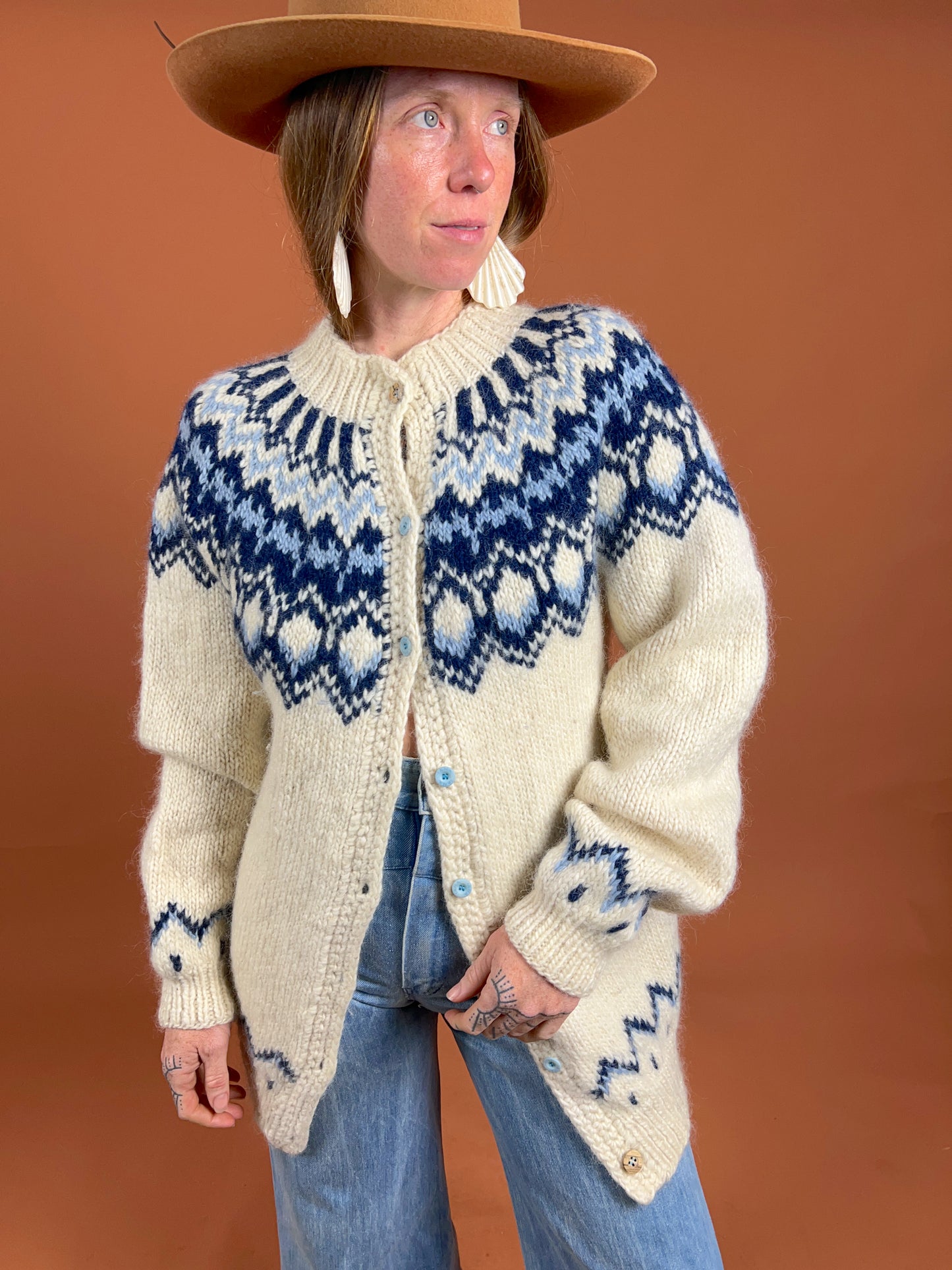 VINTAGE 60's Scandinavian Cardigan 16