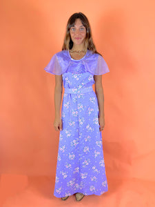 VTG 60's Floral Dress 12