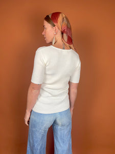VTG 80's/90's Ribbed Ribbed T-shirt 10