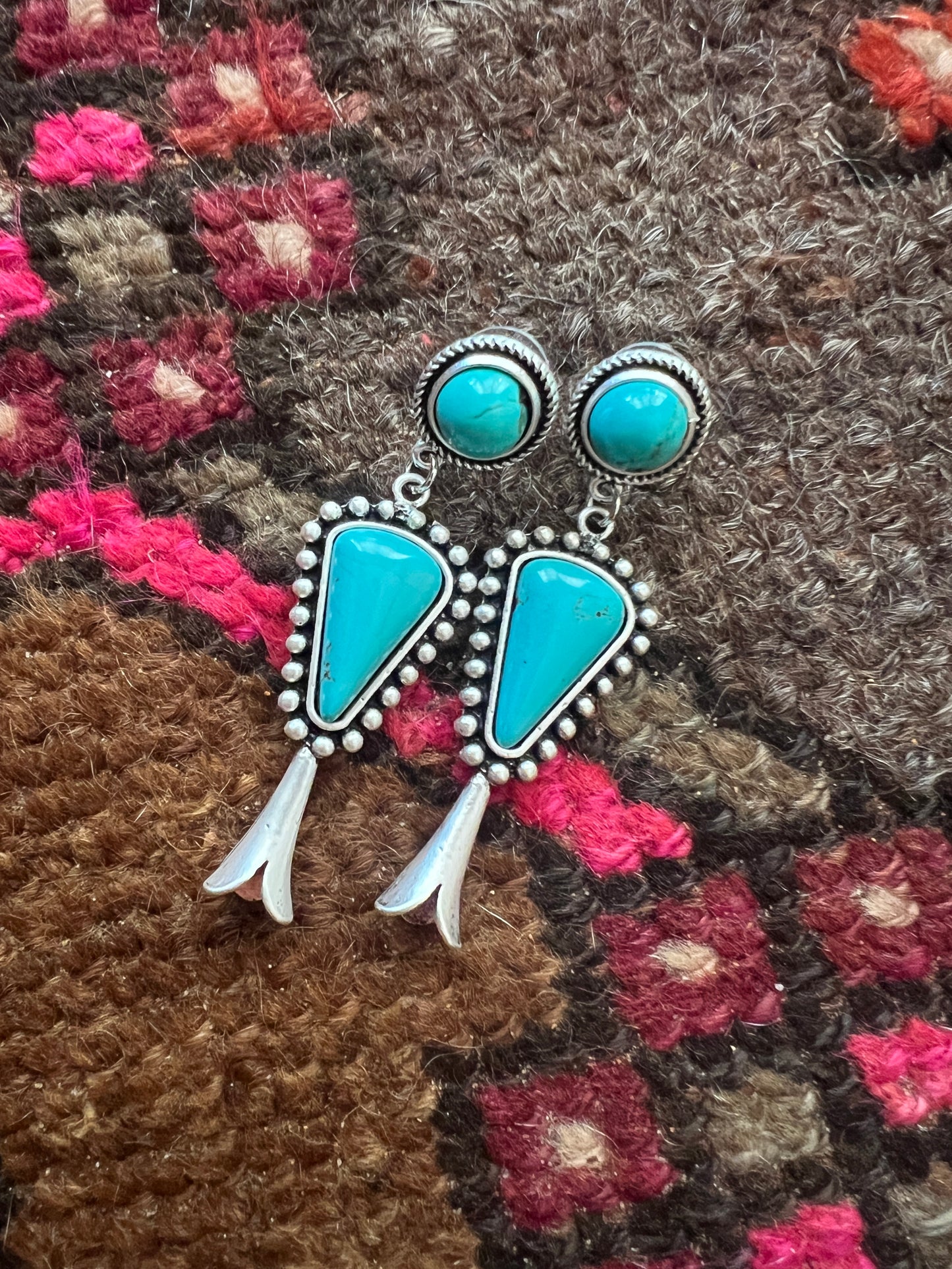 ISAC Squash Turquoise Post Earrings