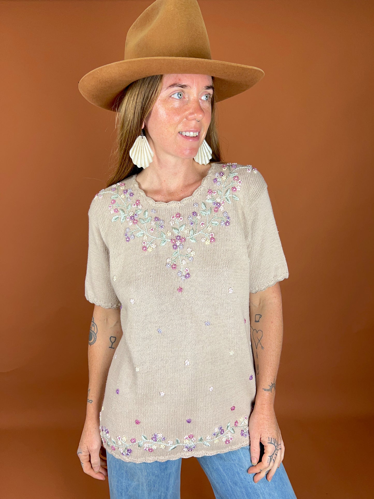 VINTAGE 80's Knit Top 12