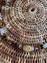 Load image into Gallery viewer, BEADED SUNRAYS Tiger Eye, Clear Quartz, Gemstone, Mixed Bead Necklace