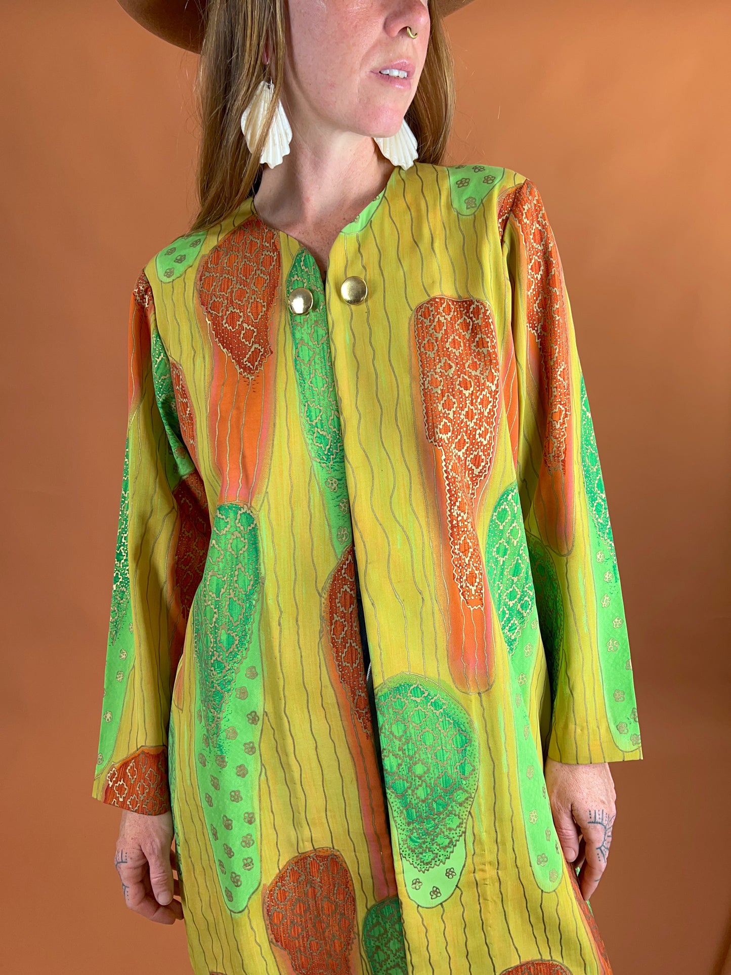 VINTAGE 60's Lightweight Long Jacket 8-10