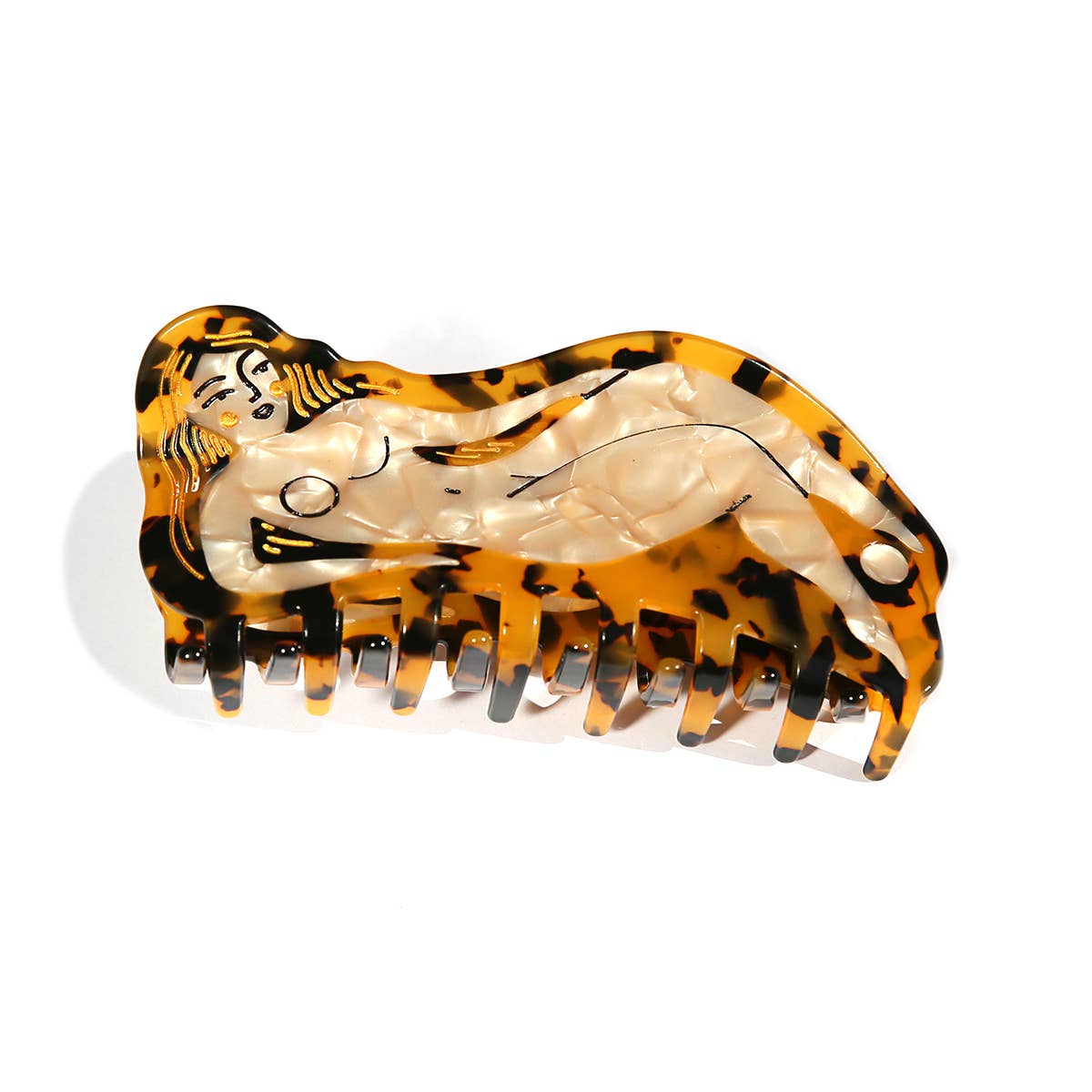 KINGSTON JEWELLERY Figure Hair Claw Tortoise