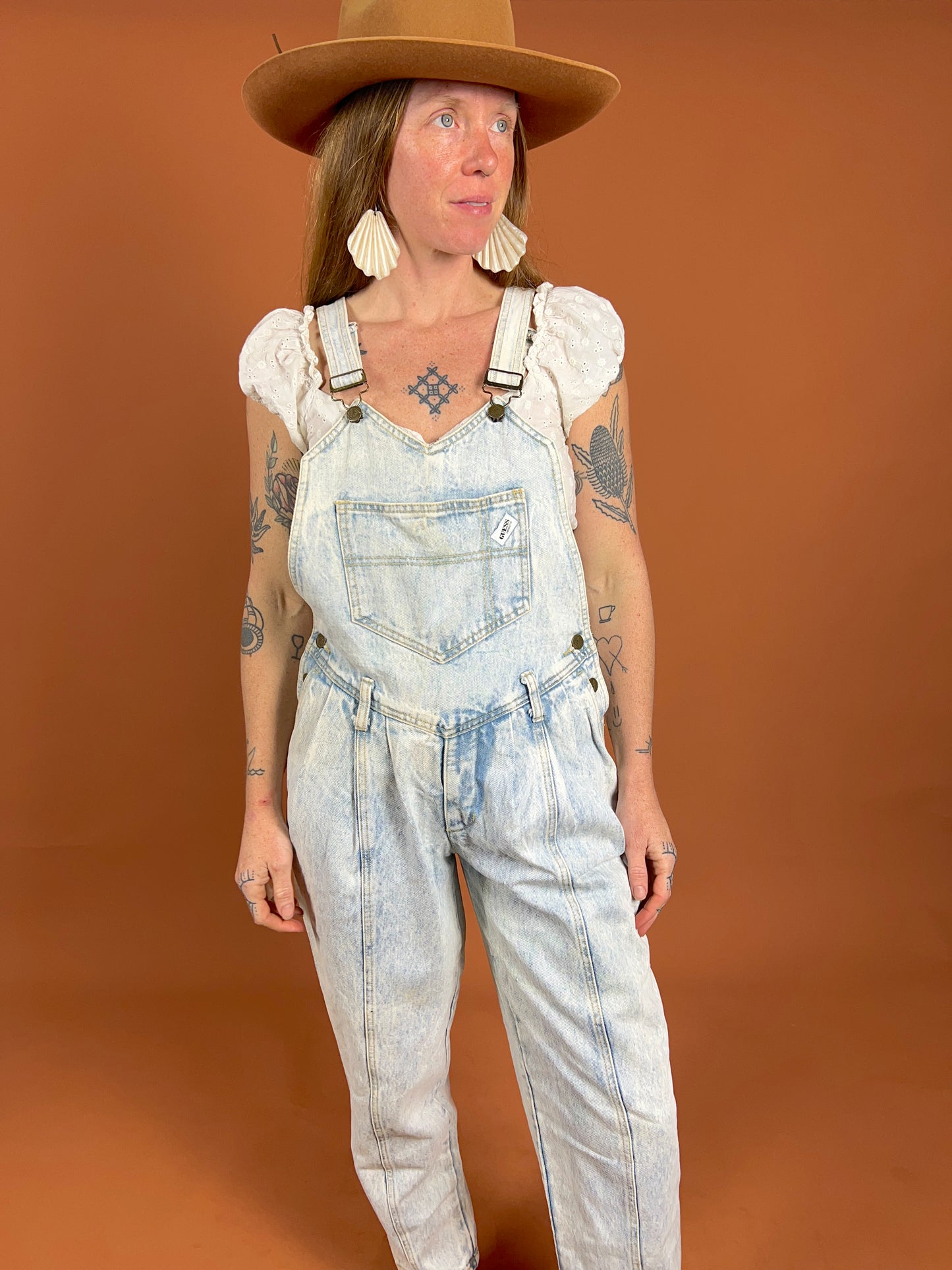 VINTAGE 80's Guess Overalls 6-8