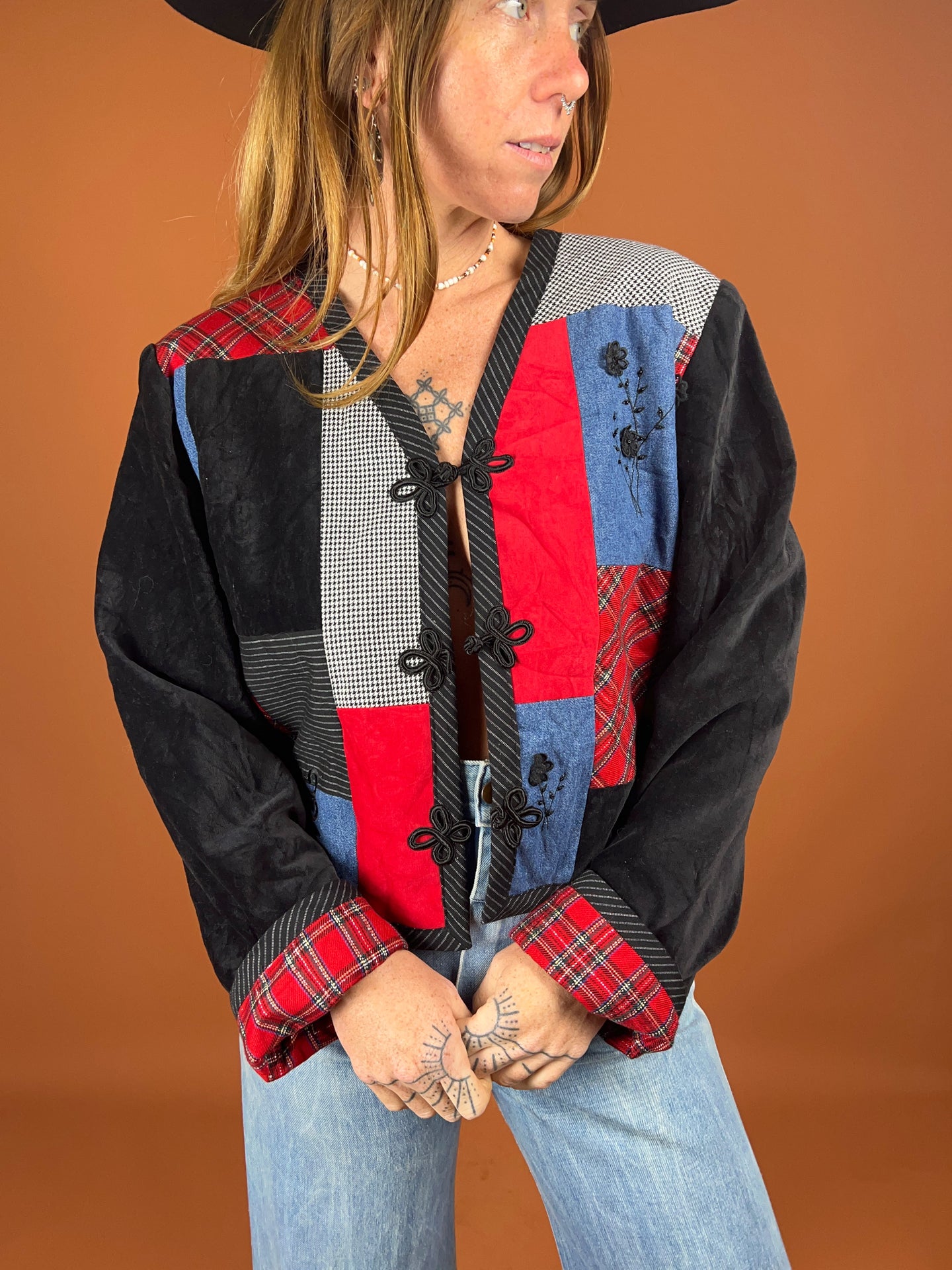 VTG 70's Patchwork Tartan Jacket 12