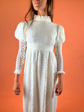 Load image into Gallery viewer, VTG Cotton Lace Dress 6