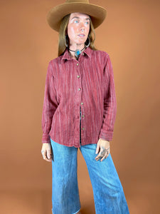 VTG 80'S/90'S Woven Cotton Shirt 8-10