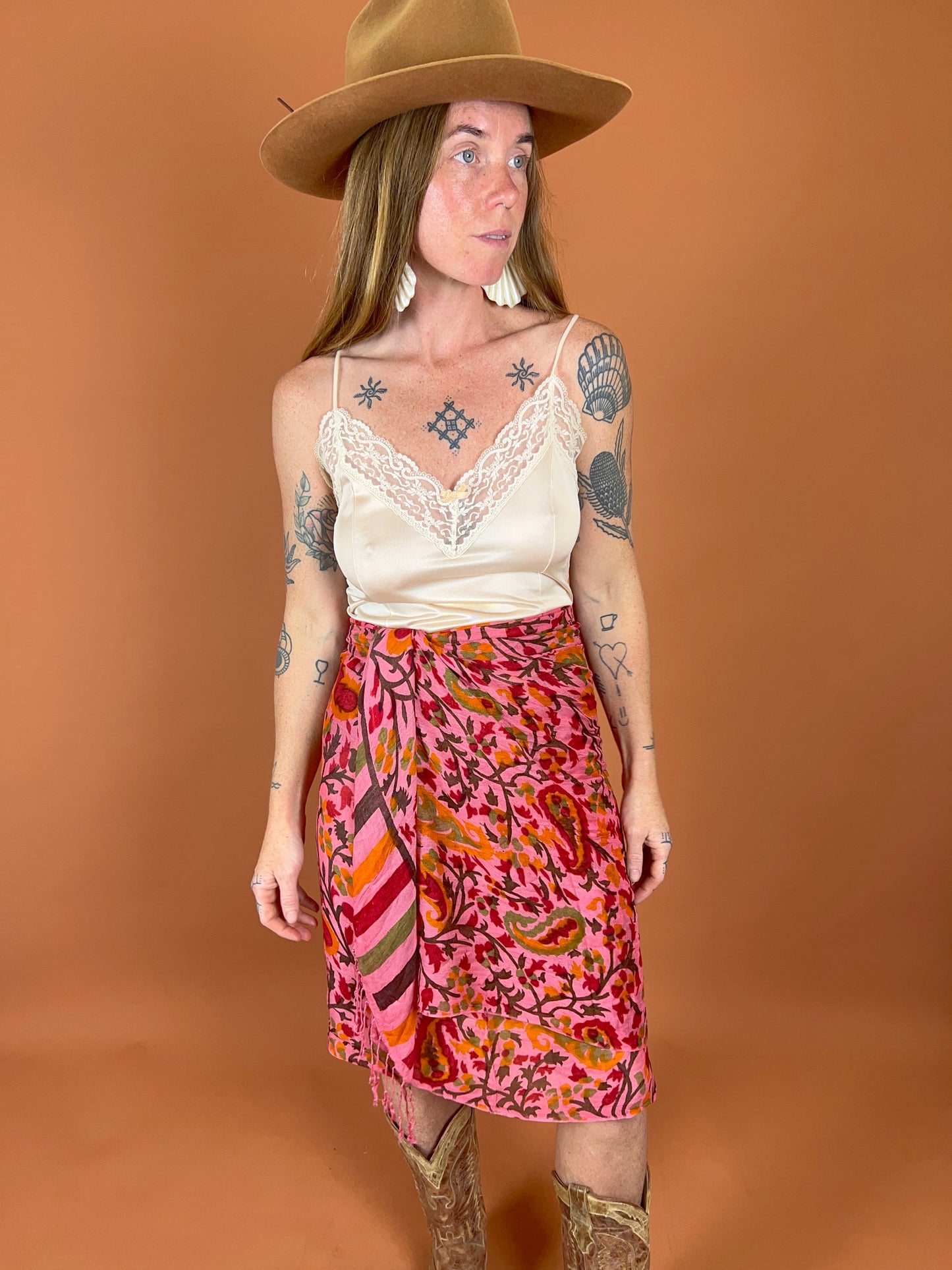 VINTAGE 90's Shawl/Sarong