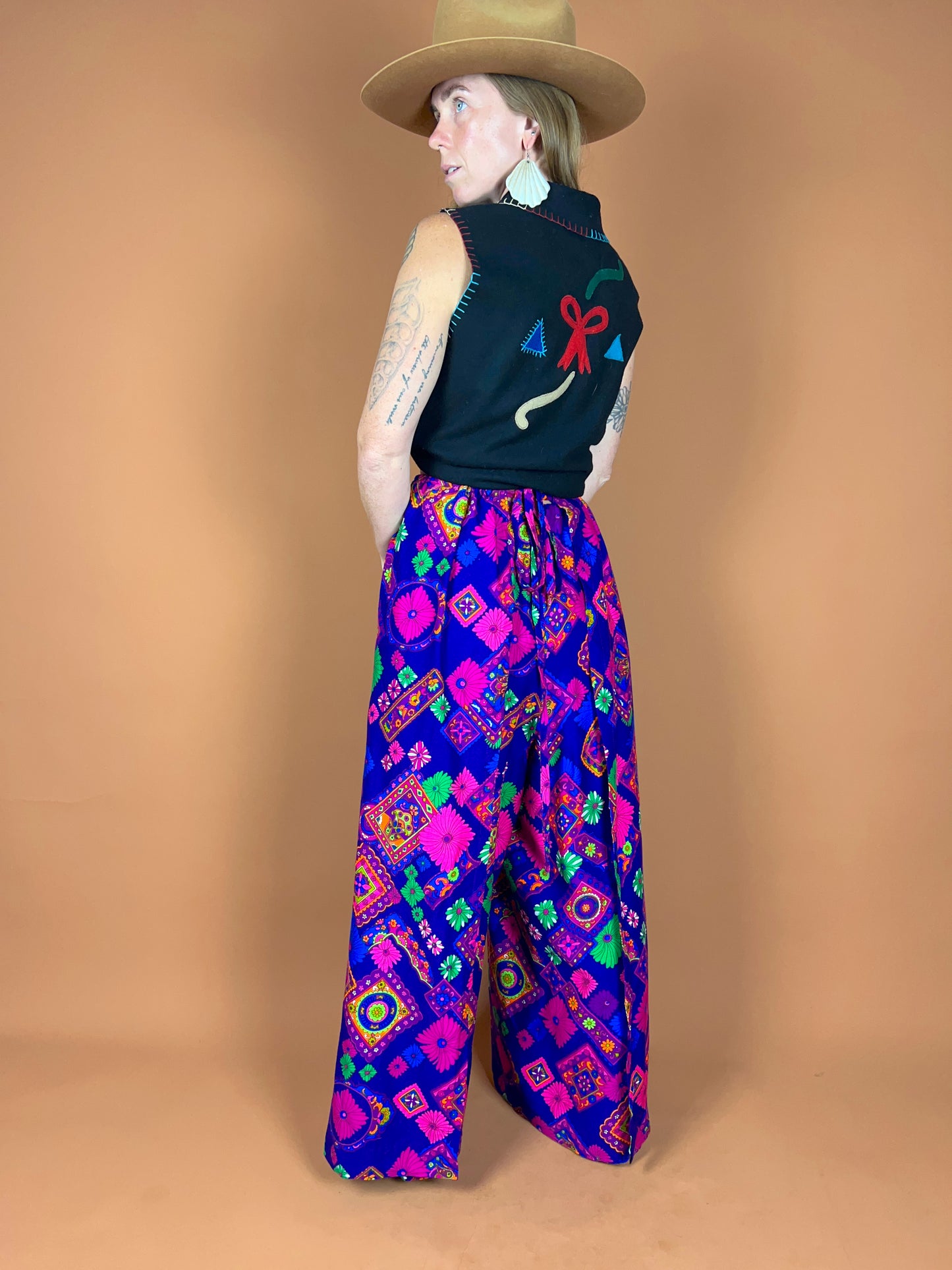 VINTAGE 60's Wrap Pants OS