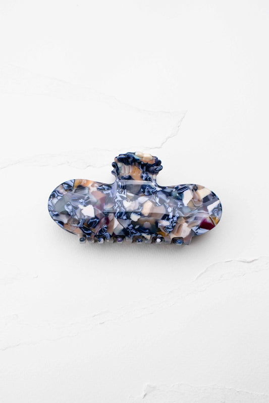TIPOLOGY Antique Golden Harvest Hair Claw Clip: Blue Moon