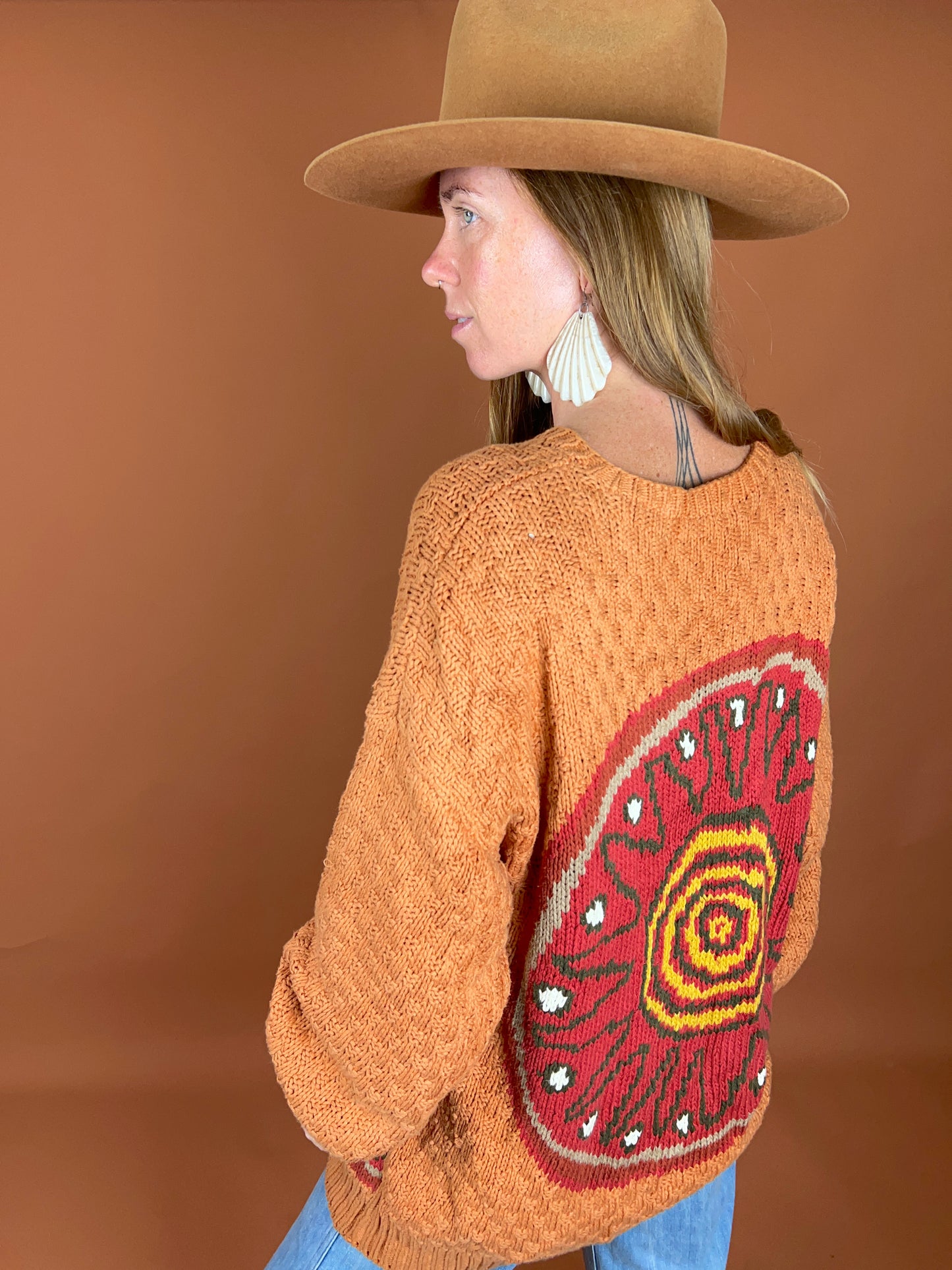 VINTAGE 80's Knit Jumper 14-16