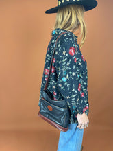 Load image into Gallery viewer, VTG 80&#39;s/90&#39;s Brown &amp; Black Leather Shoulder Bag
