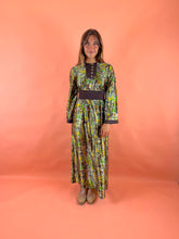 Load image into Gallery viewer, VTG 70&#39;s Geometric Print Dress 10-12