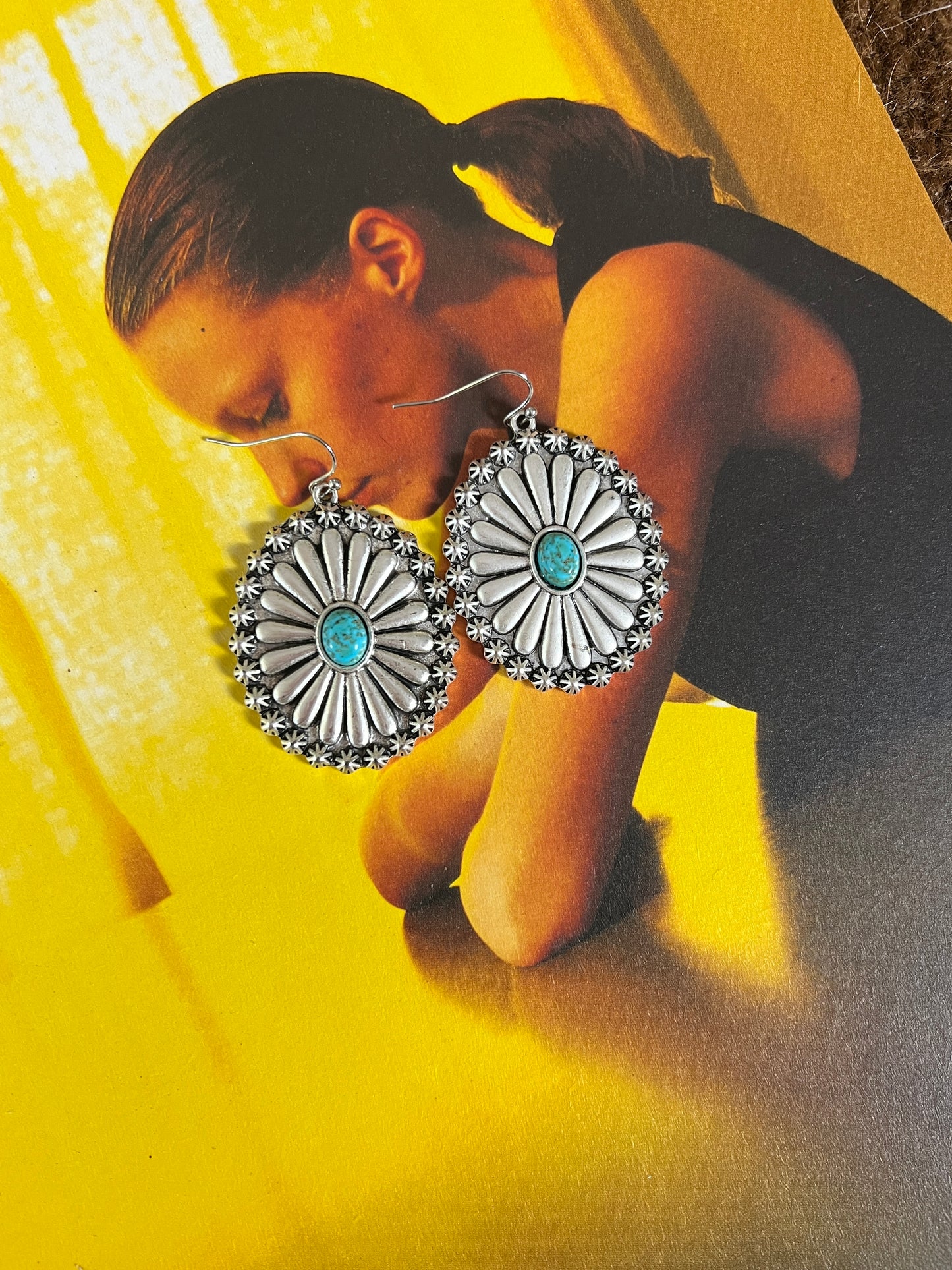 ISAC Bohemian Concho Earrings