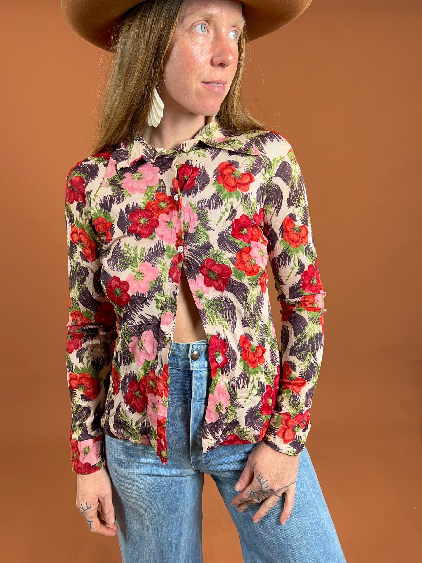VINTAGE 60’s USA Dagger Collar Shirt 6