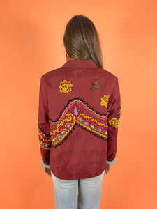 VTG Embroidered Indian Jacket 10-12